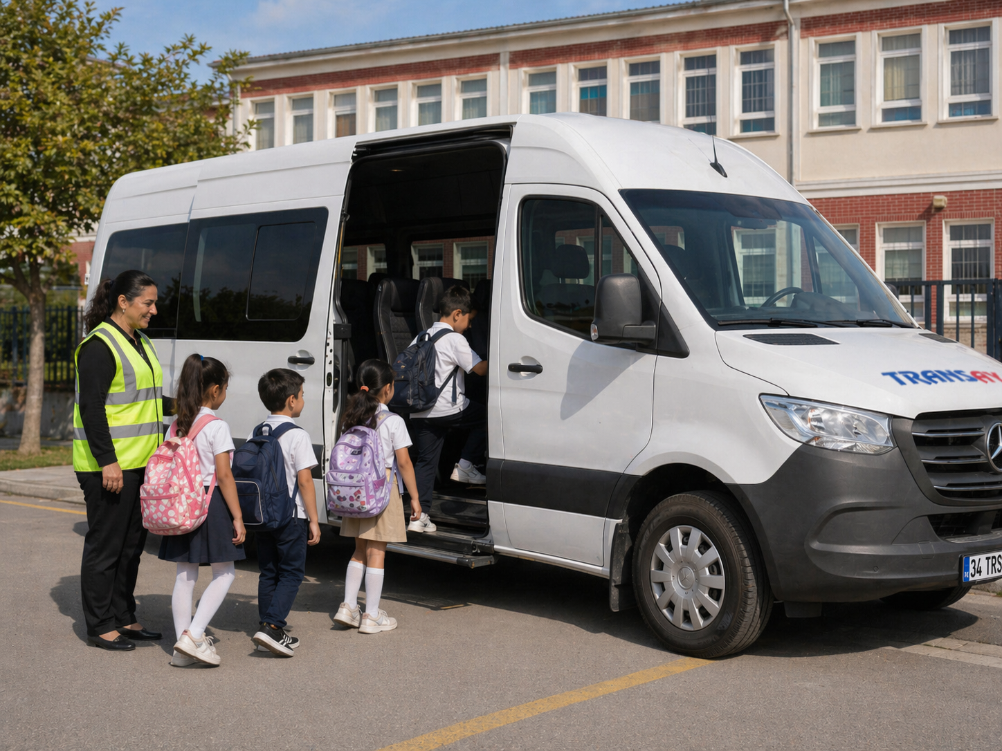 Öğrenci servisten iniş süreci